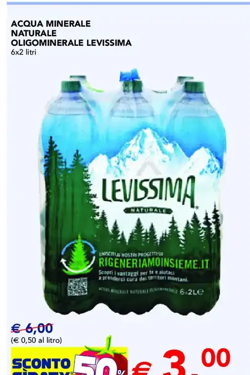 Acqua minerale Levissima