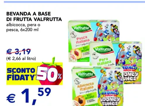 Bevanda a base di frutta Valfrutta