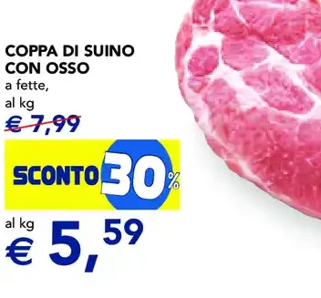 Coppa di suino con osso