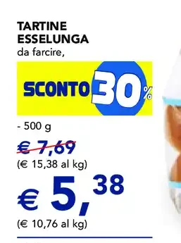 Tartine Esselunga