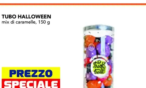 Tubo Halloween mix di caramelle