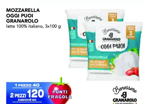 Mozzarella Oggi Puoi Granarolo