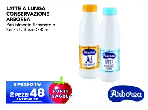 Latte a lunga conservazione Arborea