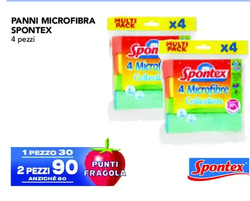 Panni microfibra Spontex