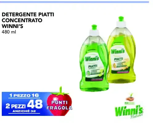 Detergente piatti concentrato Winni's