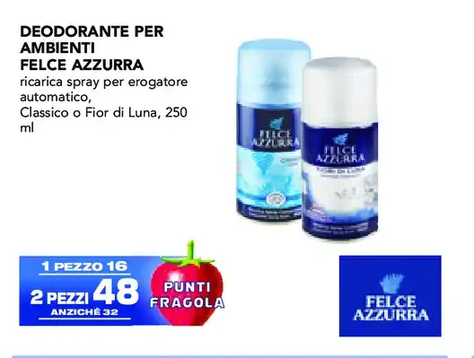 Deodorante per ambienti Felce Azzurra