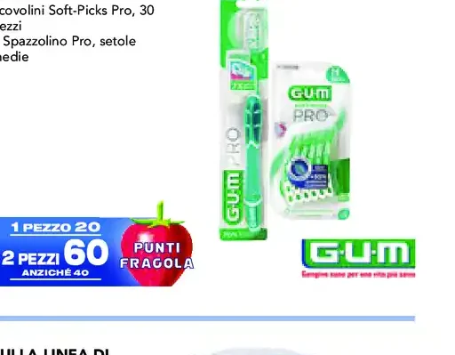 GUM Soft-Picks Pro o Spazzolino Pro