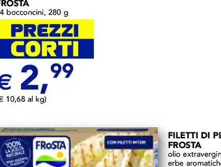 Bocconcini di merluzzo d'Alaska Frosta