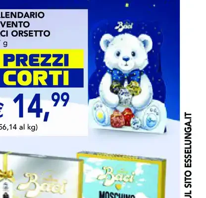 Calendario avvento Baci Orsetto