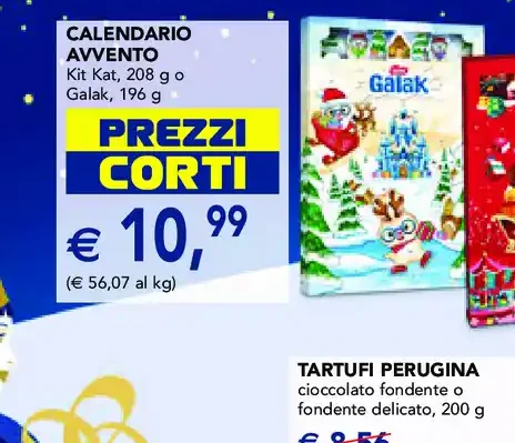 Calendario avvento Kit Kat o Galak
