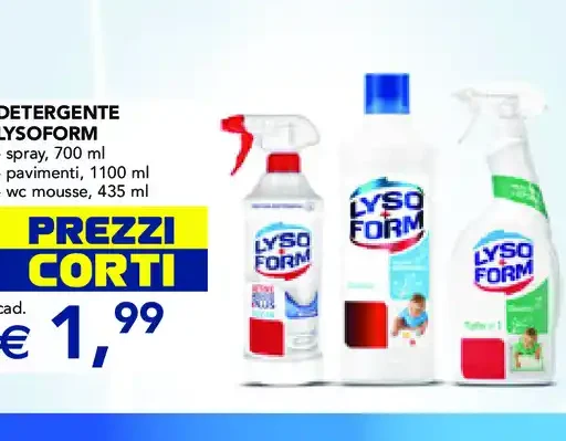 Detergente Lysoform