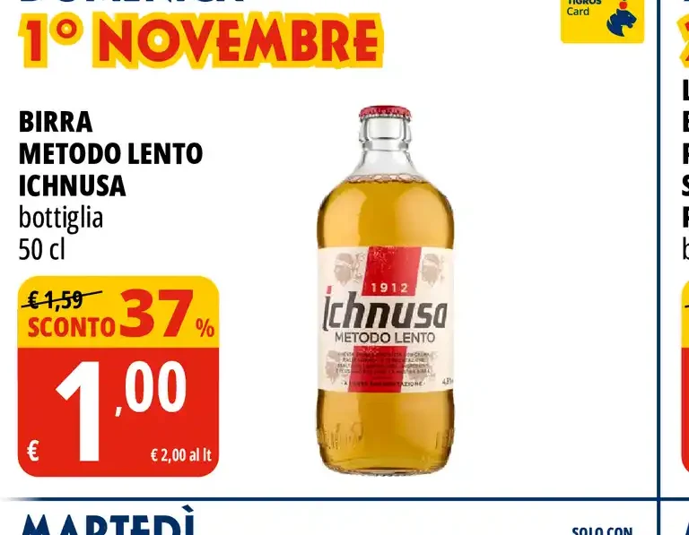 Birra Metodo Lento Ichnusa