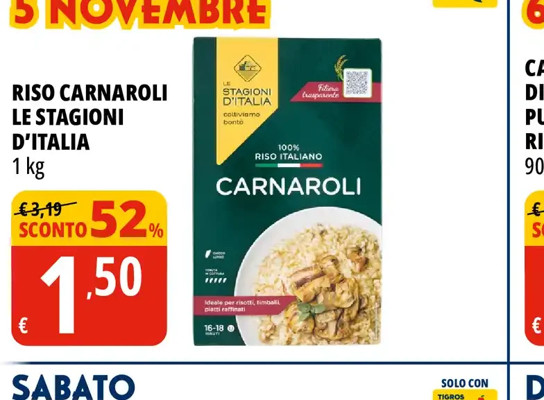 Riso Carnaroli Le Stagioni d'Italia