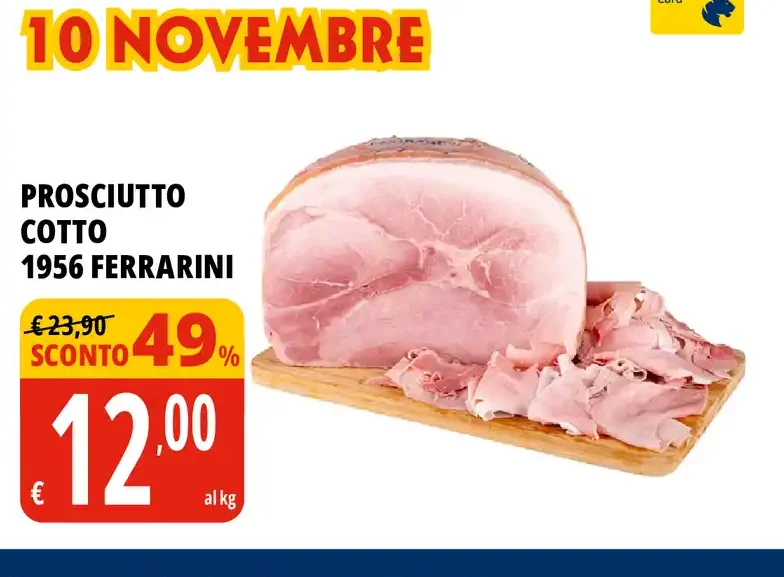 Prosciutto cotto 1956 Ferrarini