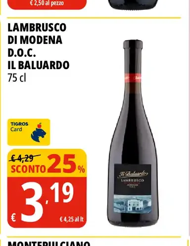 Lambrusco di Modena D.O.C. Il Balguardo