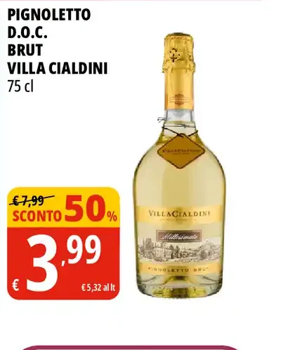 Pignoletto D.O.C. Brut Villa Cialdini