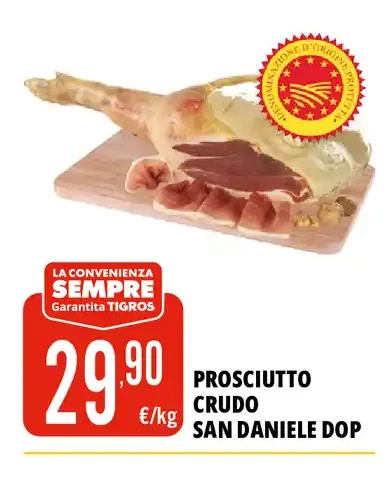 Prosciutto crudo San Daniele DOP