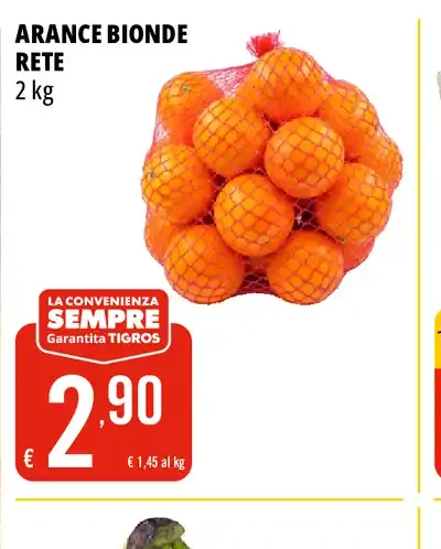 Arance bionde rete