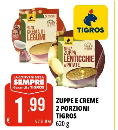 Zuppe e creme Tigros