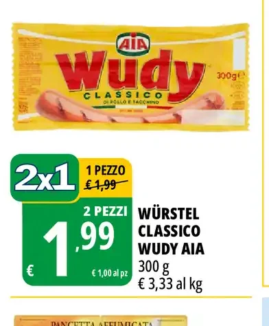 Würstel classico Wudy AIA
