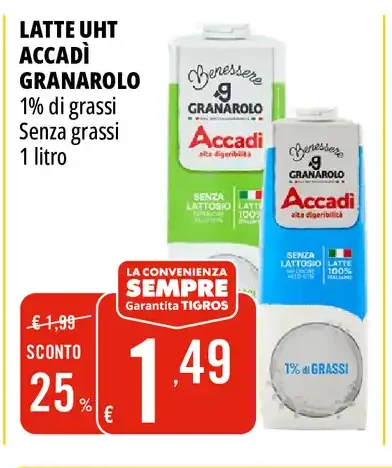 Latte UHT Accadì Granarolo