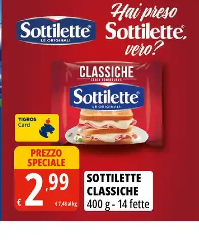 Sottilette Classiche