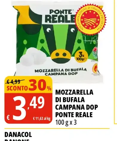 Mozzarella di bufala campana DOP Ponte Reale