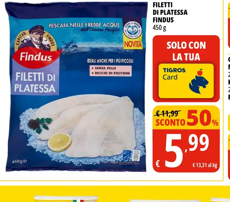 Filetti di platessa Findus