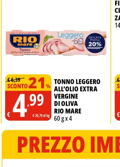 Tonno leggero Rio Mare