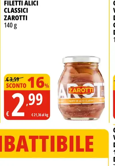 Filetti alici classici Zarotti