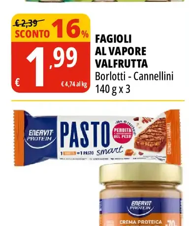 Fagioli al vapore Valfrutta