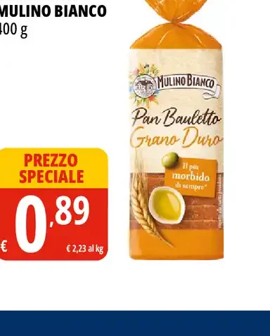 Pan Bauletto Grano Duro Mulino Bianco