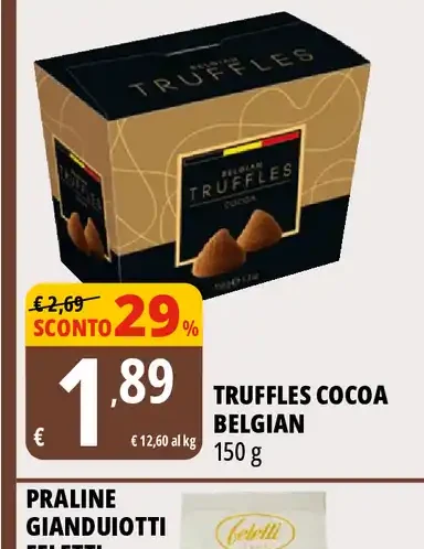Truffles Cocoa Belgian