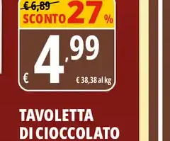 Chocowafer fondente Lindt