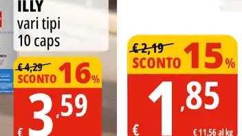 Caffè in capsule compatibili Nespresso Illy