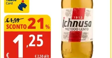 Birra Metodo Lento Ichnusa