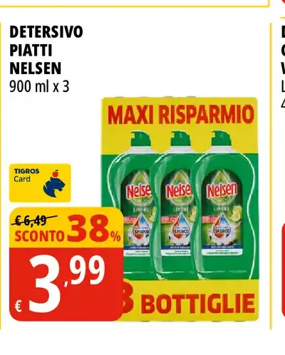 Detersivo piatti Nelsen