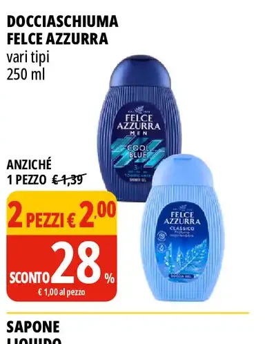 Docciaschiuma Felce Azzurra