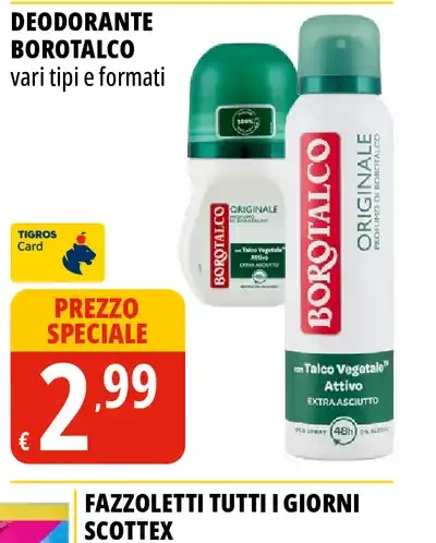 Deodorante Borotalco