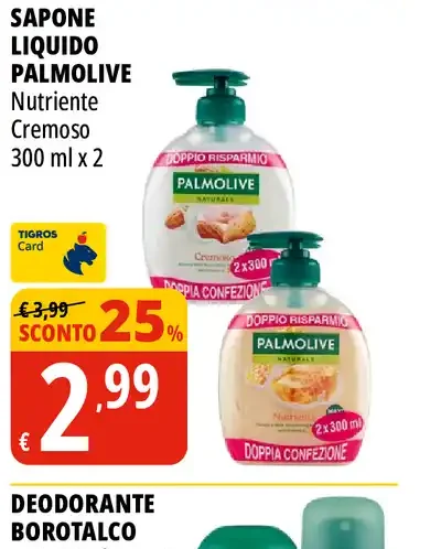 Sapone liquido Palmolive