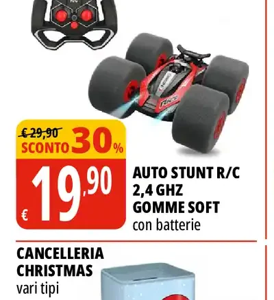 Auto stunt R/C 2,4 GHz gomme soft