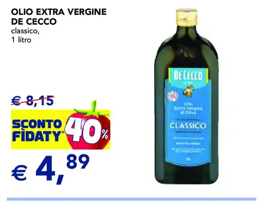 Olio extra vergine di oliva De Cecco
