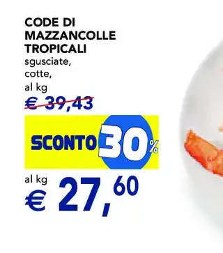 Code di mazzancolle tropicali