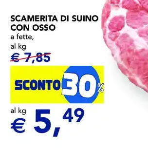 Scamerita di suino con osso