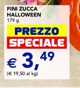 Fini zucca Halloween