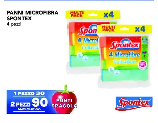 Panni microfibra Spontex