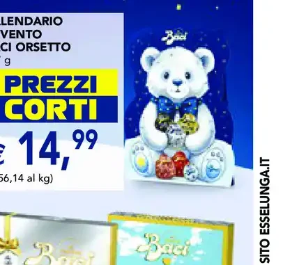 Calendario avvento Baci Orsetto