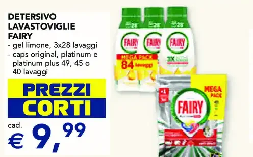 Detersivo lavastoviglie Fairy