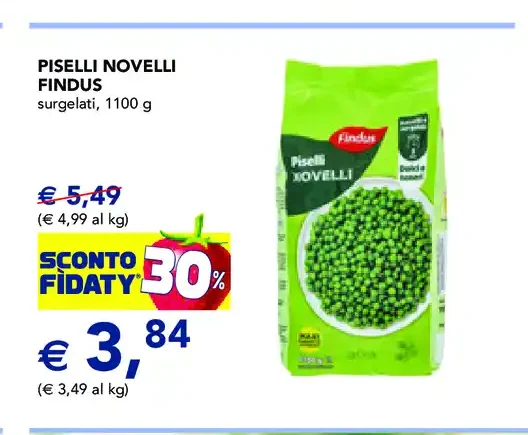 Piselli Novelli Findus