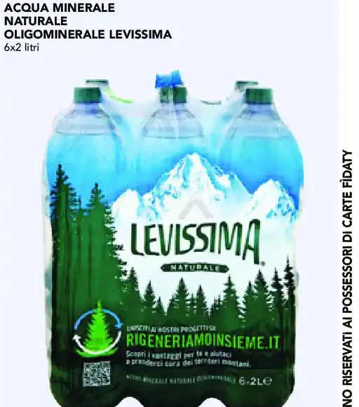 Acqua minerale naturale Levissima